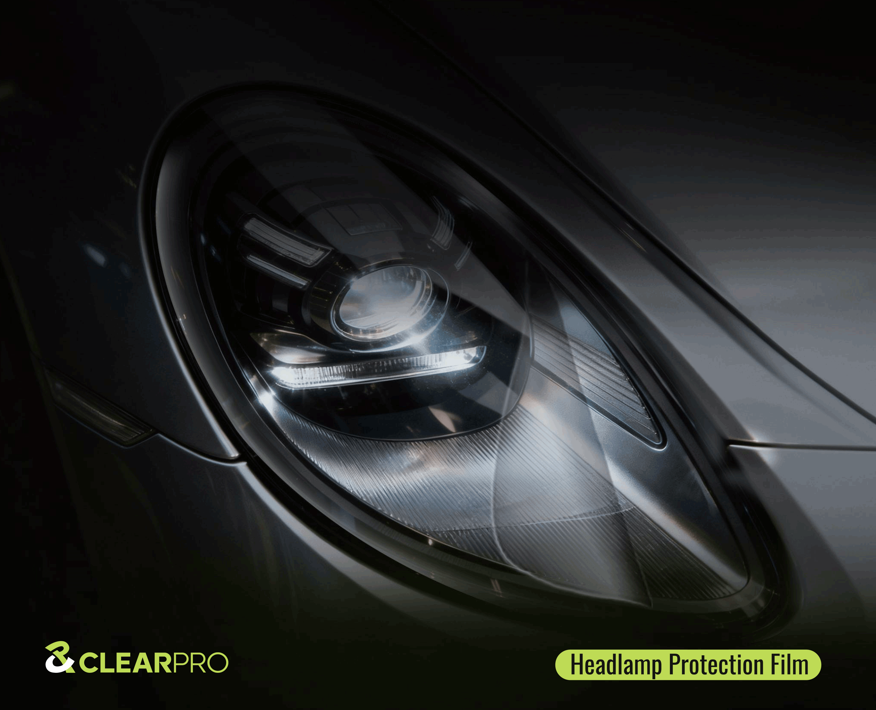 ClearPro Headlamp Protection Film HP70 on McLaren